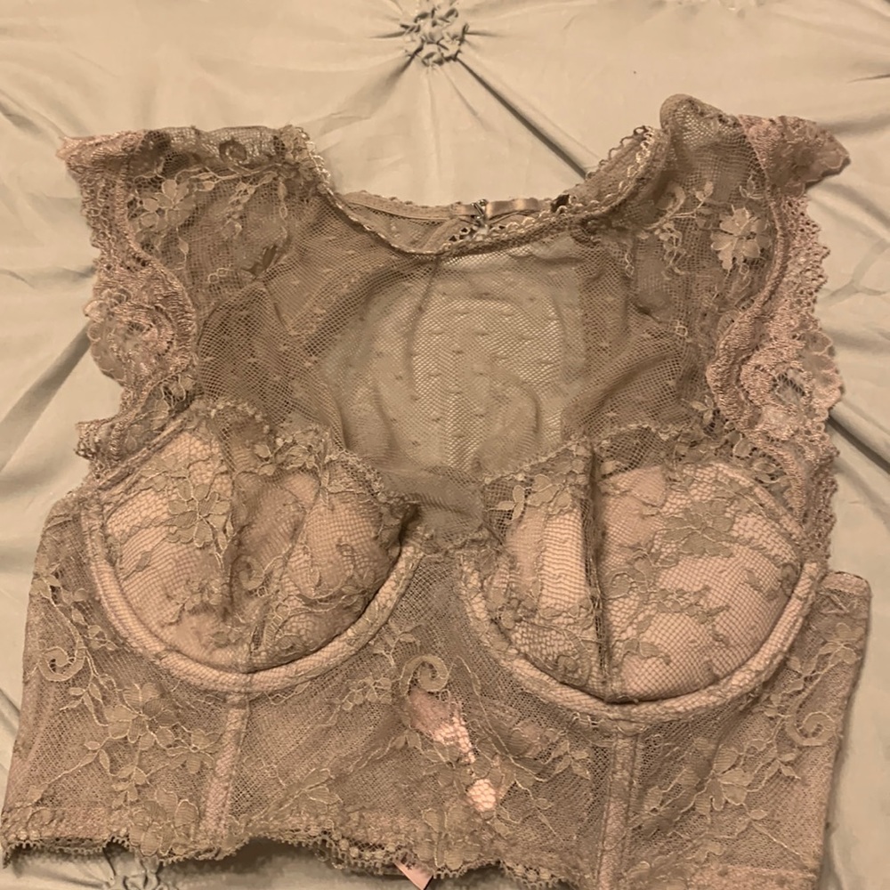 Victoria secret lace bra camisole